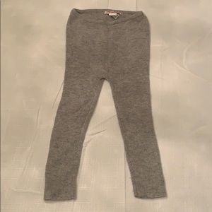 Bonpoint 100% cashmere gray knit pants